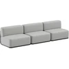 Sofa Sitsit Lauko baldų rinkinys, STRAW, 0.8x3.06x0.78 m, Pilka