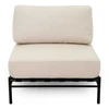 Sofa Sitsit Lauko modulinė baldų sistema, "Dandy" vieno modulio dalis, 78x78x78 cm, bežė spalva