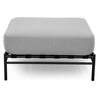 Sofa Sitsit Pufas modulis, Dandy, 78x78x37 cm, Pilka spalva