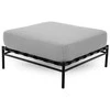 Sofa Sitsit Pufas modulis, Dandy, 78x78x37 cm, Pilka spalva
