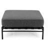 Sofa Sitsit Pufas modulis, Dandy, 78x78x37 cm, Tamsiai pilka spalva