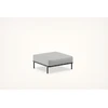 Sitsit Pufas modulis, Salve, 78x78x37 cm, Pilka spalva