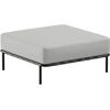 Sofa Sitsit Pufas modulis, Salve, 78x78x37 cm, Pilka spalva