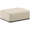 Sofa Sitsit Pufas modulis, Šiaudai, 80x102x40 cm, Bežinė spalva