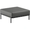Sofa Sitsit Vieno Modulio Baldai, Salve, 78x78x78 cm, Tamsiai Pilka