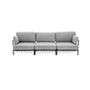 Sitsit Sofa, Salve, 78x234 cm, Pilka