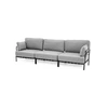 Sitsit Sofa, Salve, 78x234 cm, Pilka