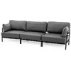 Sitsit Sofa, Salve, 78x234x78 cm, Tamsiai Pilka