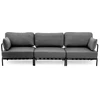 Sitsit Sofa, Salve, 78x234x78 cm, Tamsiai Pilka