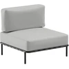 Sofa Sitsit Vieno Modulio Baldai, Salve, 78x78x78 cm, Pilka