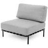 Sofa Sitsit Vieno Modulio Baldai, Salve, 78x78x78 cm, Pilka