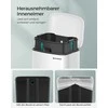 Songmics Atliekų dėžė 30 L balta
