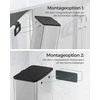 Songmics Metalinė šiukšlių dėžė su dangčiu organinėms atliekoms