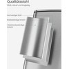 Songmics 20 litrų plieninė šiukšlių dėžė metallic sidabrinis