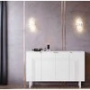 Skandica Komoda, Dancan YOKO, 156x40 cm, Balta