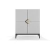 Skandica Komoda, Visby DEMI HIGH, 100,5x120,5 cm, Balta