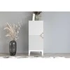 Skandica Komoda, Visby DEMI HIGH 2D, 50,5x42 cm, balta