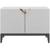 Skandica Komoda, Visby DEMI LONG 2D, 100.5x42 cm, Balta