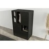 Skandica Komoda, Visby OLIMPIA, 80x40x120 cm, Juoda