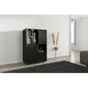 Skandica Komoda, Visby OLIMPIA, 80x40x120 cm, Juoda