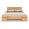 Skandica Medinė lova Sparta Maxi - Bukas 180x200 - natūrali - 5902273653714