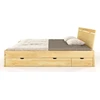 Skandica Medinė lova Sparta Maxi & DR - pušies mediena 160x200 - natūrali - 5902273652830