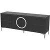 TV staliukas Skandica TV spintelė, EVA, 150x59 cm, juoda
