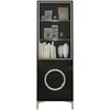 Skandica Vitrina, EVA, 38x60x180 cm, Juoda