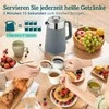 Skrudintuvas Aosom Virdulio ir skrudintuvo rinkinys, 1,7 l 2200 W virdulys, 28x26,8x18,9 cm, pilka, nerūdijantis plienas