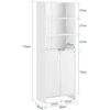 Vonia spintelis, SoBuy BZR155-W, 60x30x170 cm
