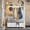 Batai, SoBuy FSR176-W, 110x35x42 cm