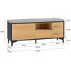 Batai Lentyna, SoBuy FSR175-N, 110x35x44 cm