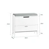 Batai Lentyna, SoBuy FSR151-K-W, 60x24x52 cm
