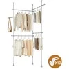 Sobuy Spintos organizatorius, 124x226x200x295 cm, pilka, metalas