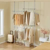 Sobuy Spintos organizatorius, 124x226x200x295 cm, pilka, metalas