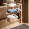 Spintelio sistema, SoBuy KLS14-WN, 97x24x262 cm