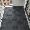 Sobuy Terasos plytelės, 35 vnt., 30,5 x 30,5 x 2 cm, pilkos