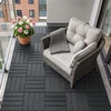Sobuy Terasos plytelės, 35 vnt., 30,5 x 30,5 x 2 cm, pilkos