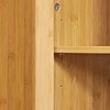 Sobuy Virtuvės sala 107x46–71x92,5 cm bambukas nerūdijantis plienas