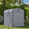 Sodo namelis, SoBuy KLS11-DG, 120x176x163 cm, Pilkas
