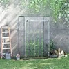 Outsunny Mini šiltnamis su susukamomis durimis 100x50x150cm