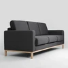 Sofa Customform Fotelis, Willy, 97x110 cm, Riešutinis