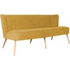 Sofa, HARRY, 65x123 cm, geltona