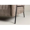 Sofa, Indigo 2 vietų, 77x165x85 cm, ruda spalva