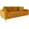 House Sofa, Lido 2,5 vietų, Garstyčių geltona