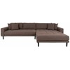 House Sofa, Lido Lounge, Ruda spalva, juodos kojos