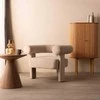 Sofa Novanook Lounge kėdė, ATYPIQUE, 76x96x86 cm, Šviesiai smėlio spalvos