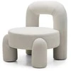 Sofa Novanook Lounge kėdė, LUCCA, 74.4x68x80 cm, Kremas