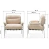 Sofa Novanook Poilsio kėdė, MOYA, 84×84.5×75 cm, Smėlio spalvos