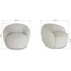 Sofa Novanook Sukamasis krėslas, NORA, 72x89x91 cm, Smėlio spalvos